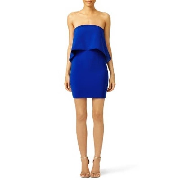 Gently Worn Jay Godfrey Cobalt Viola Dress size 0 - Picture 8 of 10